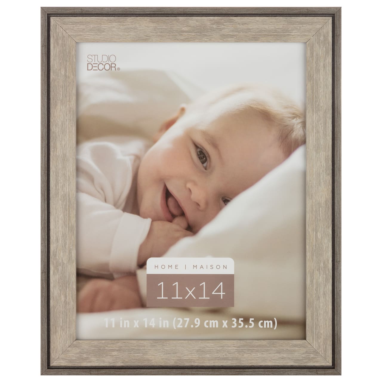 8 Pack: Gray Wash Two-Tone 11" x 14" Frame, Home by Studio Décor®